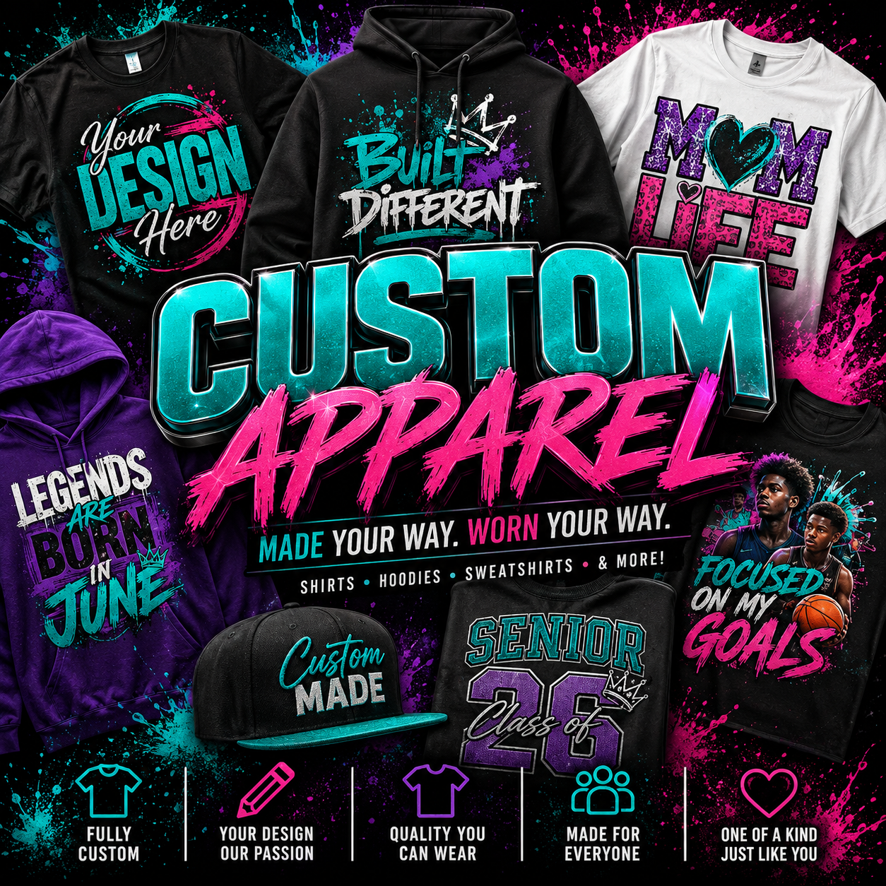 👕 Custom Apparel
