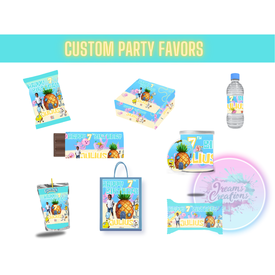 Custom Party Favors Package