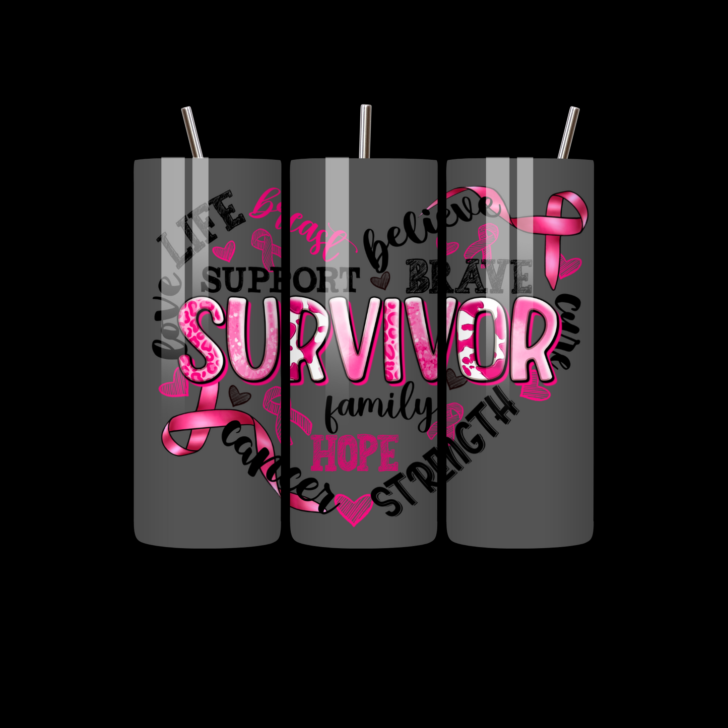 Breast Cancer Tumblers