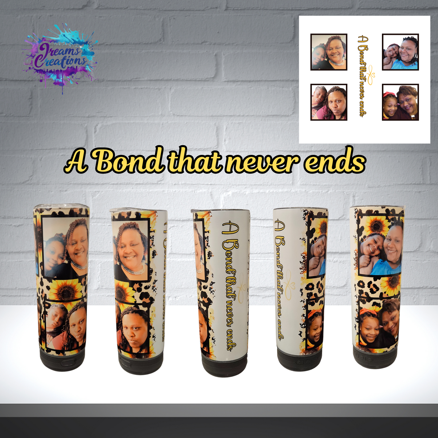 A Bond That Never Ends Bluetooth Tumbler