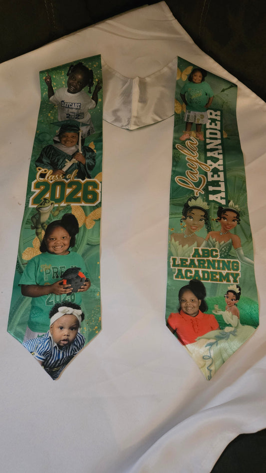 Custom Graduation Stole | Personalized Photo Stole