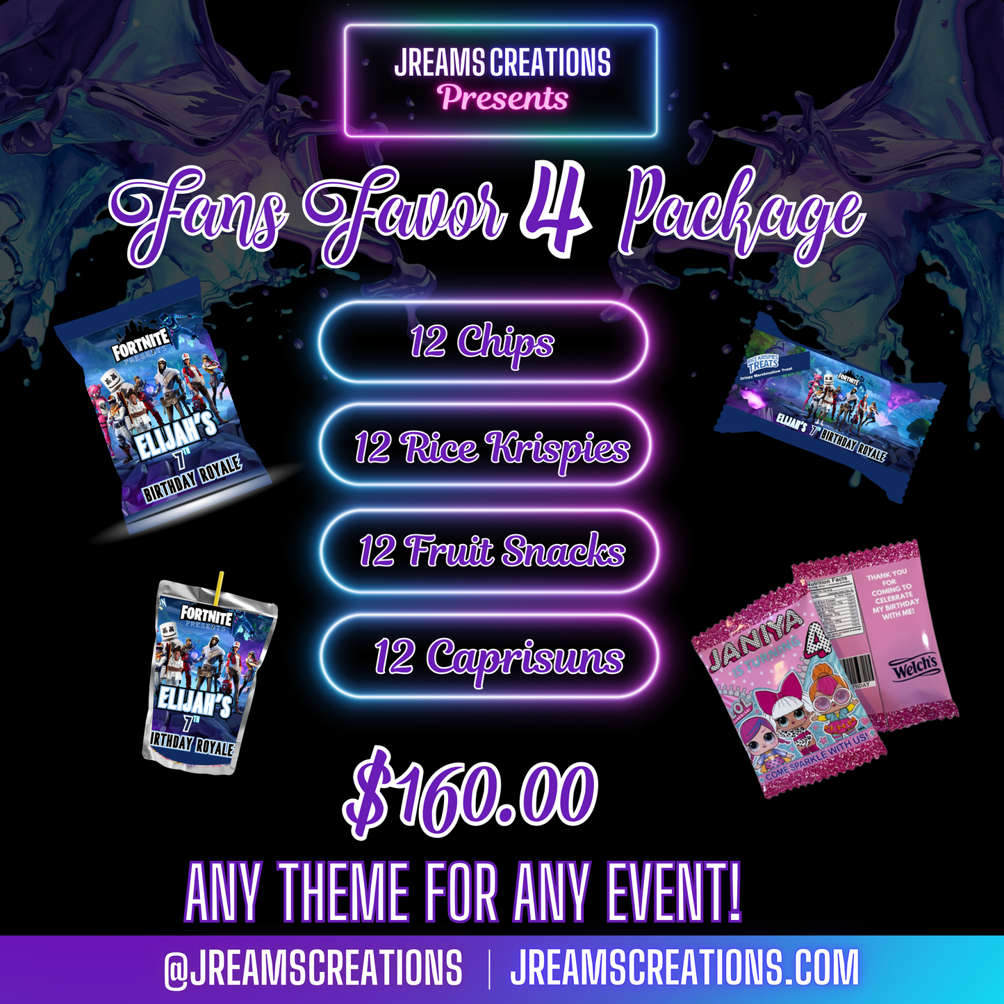 Fan Favor 4 package